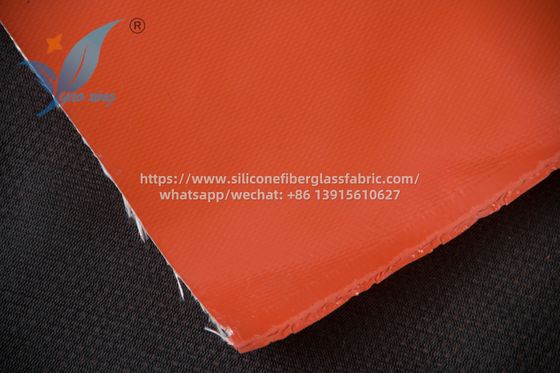 1.5m Width Silicone Coated Fiberglass Fabric For Fire Doors High Strength Soft Texture