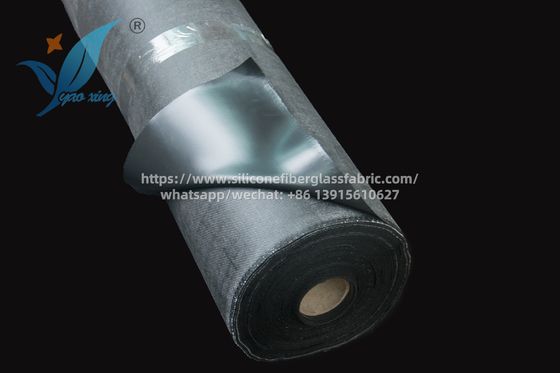 Black Silicone Coated Fiberglass Fabric Heavy Duty Industrial Use