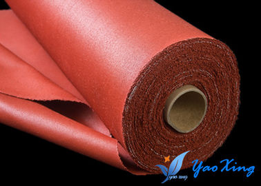 Fireproof Silicone Rubber Coated Fiberglass Fabric / Fiberglass Heat Resistance