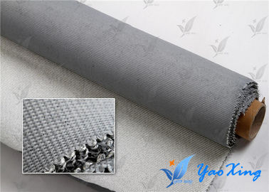 1.0mm Sliver Gray PU Coated Fiberglass Cloth For Expansion Joint