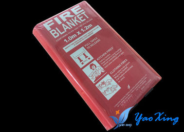 E-Glass Silicone Coated Fire Blanket Smooth And Soft Surface 1.0*1.2 M