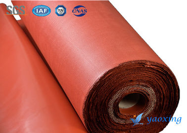 Fireproof Twill Woven 0.42mm Silicone Coated Fiberglass Cloth
