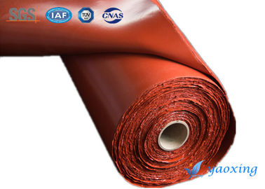 Anti - Corrosion Silicone Coated Fiberglass Fabric With Good Aging Resistant