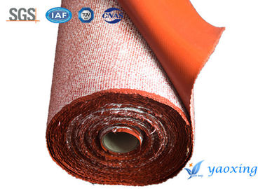 3mm Heat Insulation Silicone Fiberglass Fabric , Silicone Treated Fabric