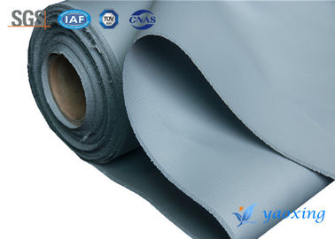 Double Sides Silicone Rubber Coated Fiberglass Fabric With Grey Color