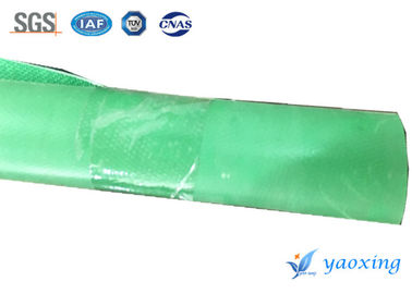 Green Color Silicone Rubber Coated Glass Cloth With Good Fire Retardant