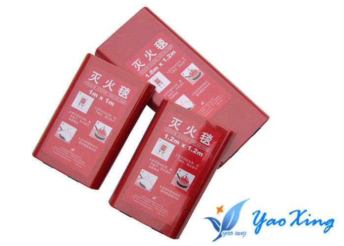 Commercial Portable Lab Safety Fire Blanket Customized Size For School