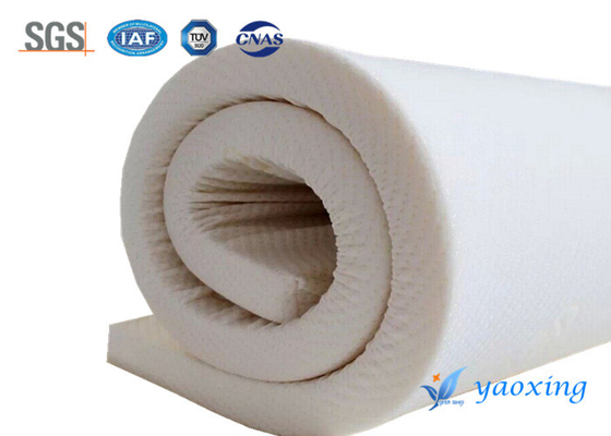 White 230gsm Breathable Flame Retardant Fabric Lining For Fireproof Mattress