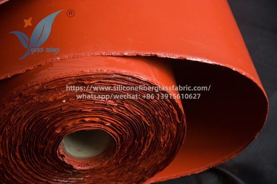 Fireproof Silicone Coated Fiberglass Fabric For Fire Doors High Strength