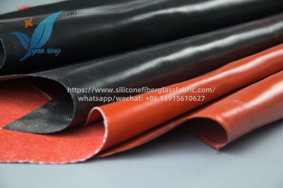 0.4mm Fireproof Curtain Fabric Silicone Coated Soft Texture