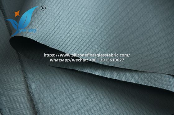 50m Industrial Silicone Coated Fiberglass Fabric 200 Degrees Celsius Resistant Anti Aging