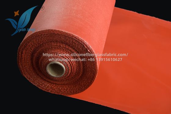1.0m Silicone Fiberglass Fabric Plain Woven High Temp Resistant 
