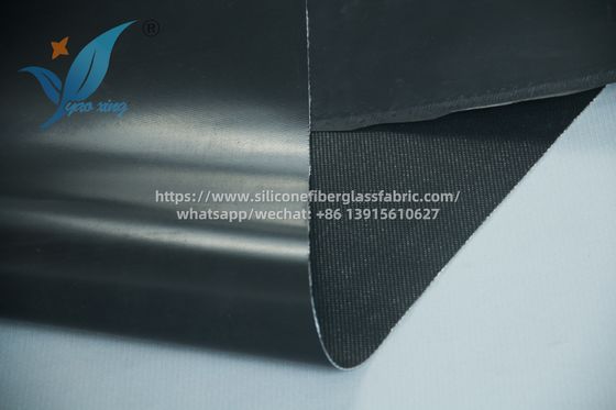 Black Silicone Coated Fiberglass Fabric Heavy Duty Industrial Use