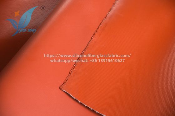 Weave Style Twill 3.0mm Professional Silicone Fabric Double Sided High Temperature Resistance Up To 200C