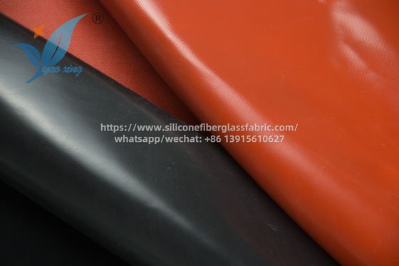 Weave Style Twill 3.0mm Professional Silicone Fabric Double Sided High Temperature Resistance Up To 200C