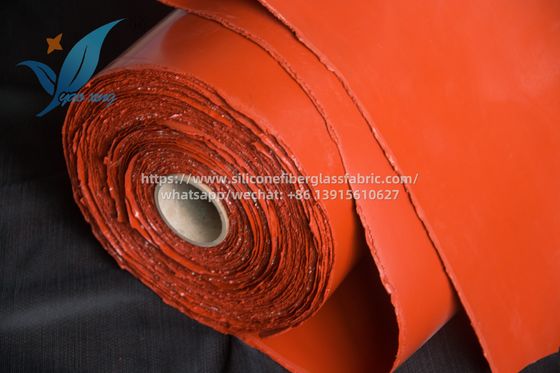 Weave Style Twill 3.0mm Professional Silicone Fabric Double Sided High Temperature Resistance Up To 200C