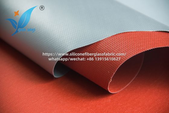 Fireproofing Silicone Fiberglass Fabric Waterproof Anti Corrosion In Industrial