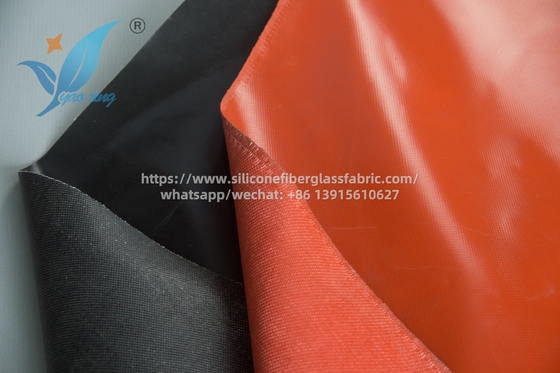 Custom Size Heat Resistant Silicone Coated Fiberglass Fabric