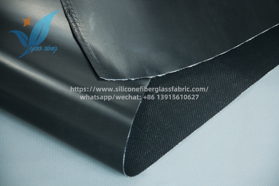 1mm Silicone Rubber Coated Fiberglass Welding Blanket Fireproof Fabric
