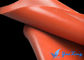 2.5mm Flame Resistant Cloth  Silicone Rubber Coated Fiberglass Cloth Good Air Tightness