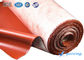 3.5mm Red Twill Woven Silicone Coated Fiberglass Fabric