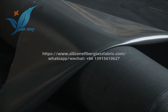 Single Sided 3mm Silicone Coated Heat Insulation Fabric Fiberglass Cloth